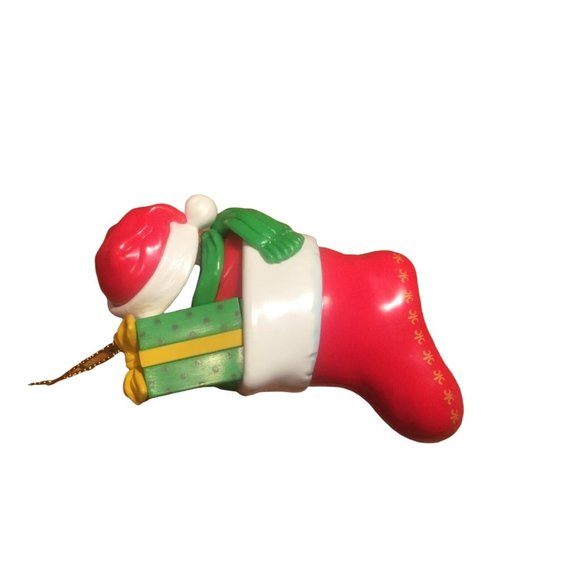 VERY CUTE! Campbell's Soup Christmas Ornament 2001 Kid In Stocking Collectible - Picture 4 of 14